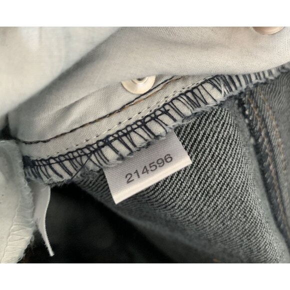 Ann Taylor Loft Womens Curvy Bootcut Dark Wash Jeans Size 12 Flap Pockets Y2K - Picture 6 of 7